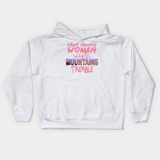 Sleeping Women Wake Kids Hoodie